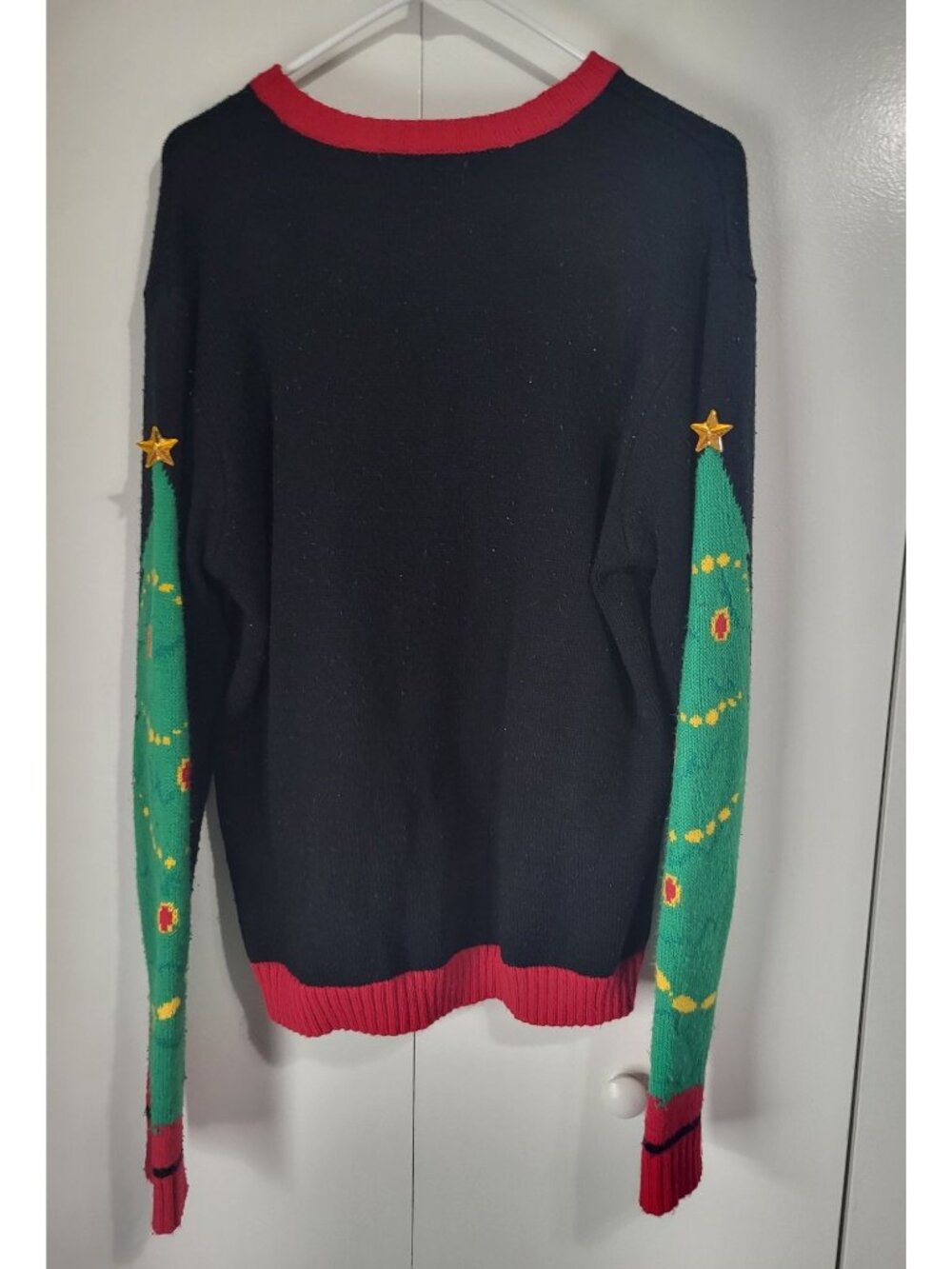 Dinosaur T Rex Presents Ugly Funny Christmas Sweater Party Holiday LG Unisex - Picture 2 of 9